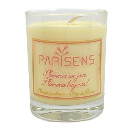 Plumeria un jour, Plumeria toujours! Bougie parfumée artisanale