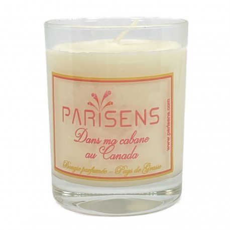 Dans ma cabane au Canada bougie parfumée artisanale